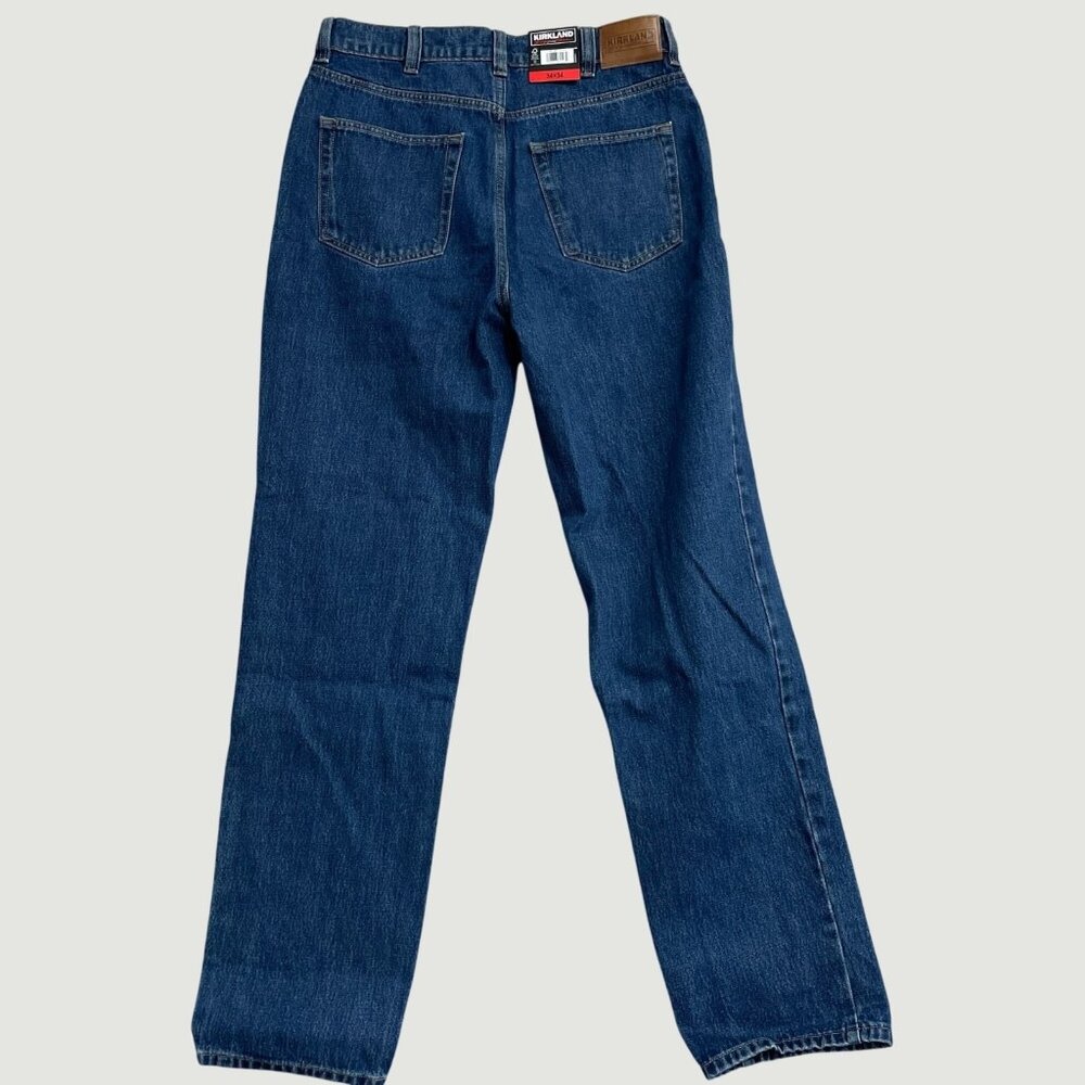 NEW Kirkland Signature Men's 34x34 Relaxed Fit Jeans Double-Stitched N0030 - Picture 5 of 10